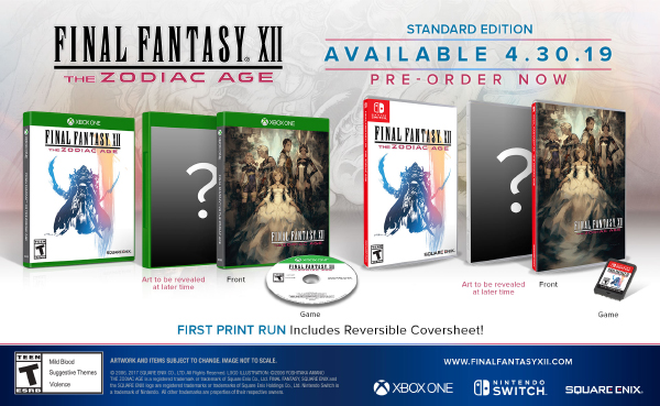 Final Fantasy XII The Zodiac Age — Box Art