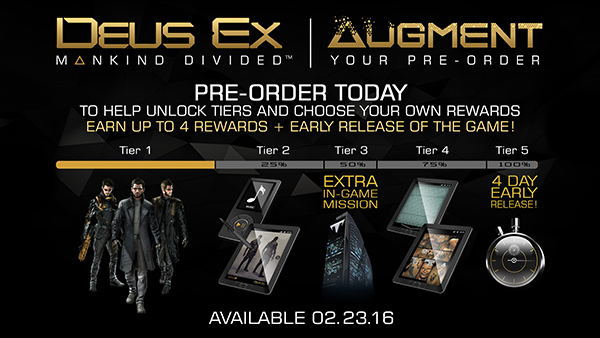 Deus Ex: Mankind Divided — Augment Your Pre-Order