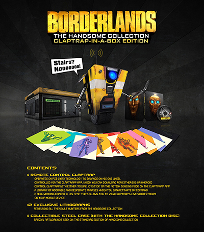 Borderlands: The Handsome Collection — Claptrap-In-A-Box Edition