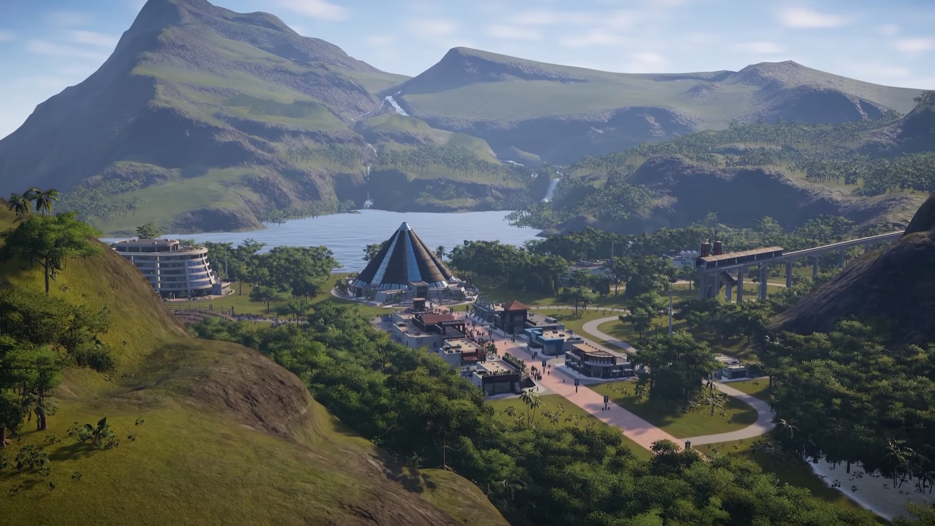 jurassic world evolution isla tacano dinosaurs