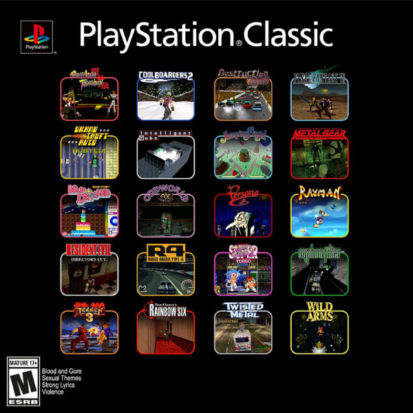 PlayStation Classic — Full Game List Reveal
