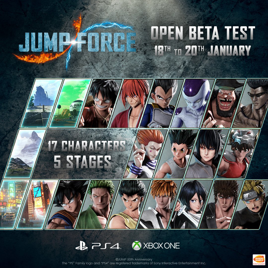Jump Force Has Its Open Beta All Set Up For Us To Experience Jump Force Has Its Open Beta All Set Up For Us To Experience