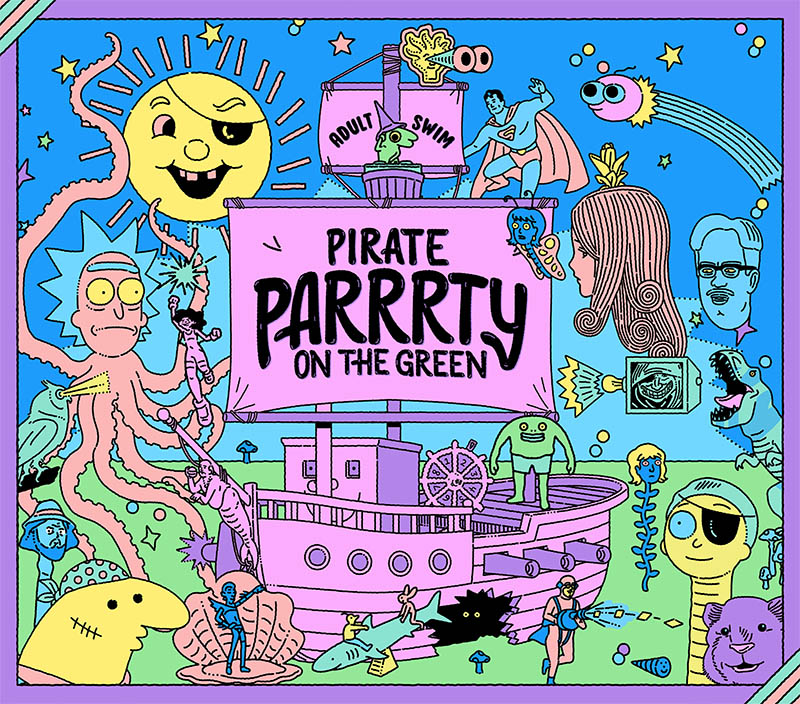 Adult Swim Pirate Parrrty At SDCC