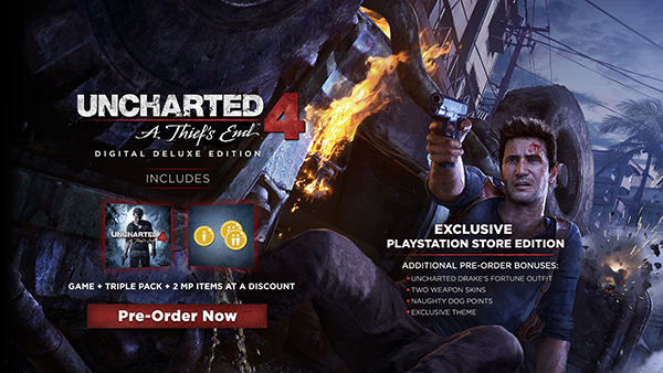 Uncharted 4: A Thief's End — Digital Deluxe Edition