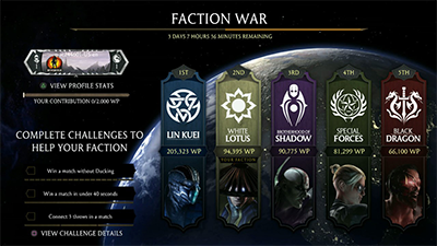 Mortal Kombat X — Faction War