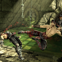 Mortal Kombat: Liu Kang Flying Dragon Kicks Kano At The Deadpool