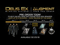 Deus Ex: Mankind Divided's Augmented Pre-Order Program Has Been Augmented