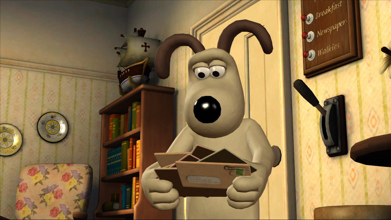 Gromit getting the mail